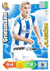 Sticker Griezmann - Liga BBVA 2010-2011. Adrenalyn XL n. 270 - Panini