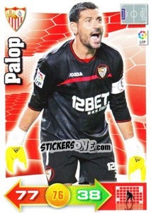 Sticker Palop - Liga BBVA 2010-2011. Adrenalyn XL - Panini