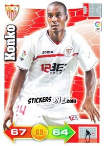 Sticker Konko - Liga BBVA 2010-2011. Adrenalyn XL n. 272 - Panini