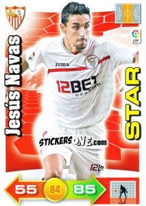Sticker Jesus Navas - Liga BBVA 2010-2011. Adrenalyn XL n. 283 - Panini