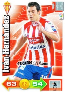 Cromo Iván Hernández - Liga BBVA 2010-2011. Adrenalyn XL - Panini