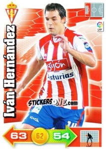 Sticker Iván Hernández - Liga BBVA 2010-2011. Adrenalyn XL n. 292 - Panini