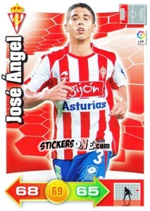 Sticker José ángel - Liga BBVA 2010-2011. Adrenalyn XL - Panini