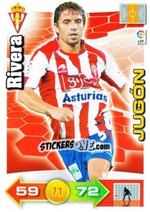 Sticker Rivera - Liga BBVA 2010-2011. Adrenalyn XL n. 298 - Panini
