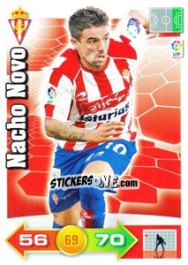 Cromo Nacho Novo - Liga BBVA 2010-2011. Adrenalyn XL - Panini