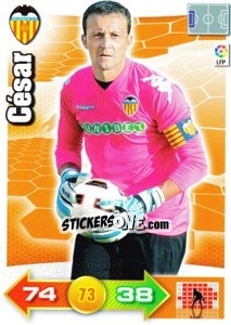 Sticker César Sanchez - Liga BBVA 2010-2011. Adrenalyn XL - Panini