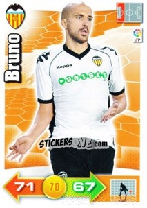 Cromo Bruno Saltor - Liga BBVA 2010-2011. Adrenalyn XL - Panini