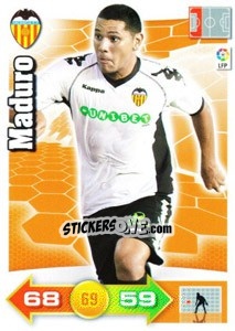Sticker Maduro - Liga BBVA 2010-2011. Adrenalyn XL n. 310 - Panini
