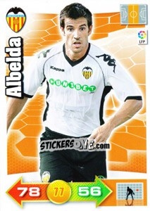 Sticker Albelda - Liga BBVA 2010-2011. Adrenalyn XL n. 314 - Panini