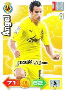 Sticker ángel - Liga BBVA 2010-2011. Adrenalyn XL n. 326 - Panini