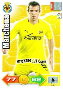 Sticker Marchena - Liga BBVA 2010-2011. Adrenalyn XL - Panini