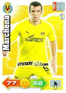 Sticker Marchena - Liga BBVA 2010-2011. Adrenalyn XL n. 329 - Panini