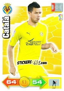 Cromo Catalá - Liga BBVA 2010-2011. Adrenalyn XL n. 330 - Panini