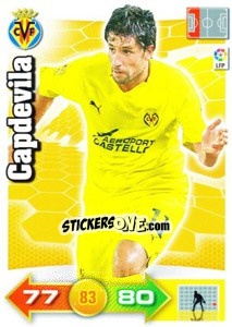 Sticker Capdevila - Liga BBVA 2010-2011. Adrenalyn XL n. 331 - Panini