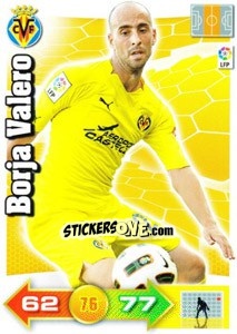 Sticker Borja Valero - Liga BBVA 2010-2011. Adrenalyn XL - Panini