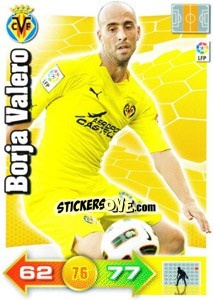 Sticker Borja Valero - Liga BBVA 2010-2011. Adrenalyn XL n. 337 - Panini
