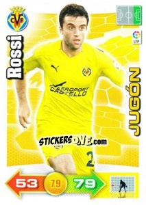 Sticker Giuseppe Rossi - Liga BBVA 2010-2011. Adrenalyn XL n. 339 - Panini