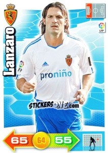 Cromo Lanzaro - Liga BBVA 2010-2011. Adrenalyn XL n. 346 - Panini