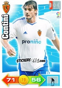 Sticker Contini - Liga BBVA 2010-2011. Adrenalyn XL n. 347 - Panini