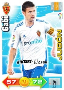 Cromo Gabi - Liga BBVA 2010-2011. Adrenalyn XL n. 352 - Panini