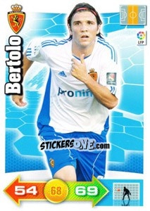 Sticker Bertolo - Liga BBVA 2010-2011. Adrenalyn XL n. 355 - Panini