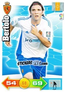 Figurina Bertolo - Liga BBVA 2010-2011. Adrenalyn XL - Panini