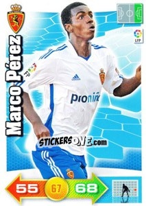 Sticker Marco Pérez - Liga BBVA 2010-2011. Adrenalyn XL - Panini