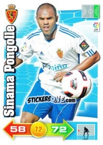 Sticker Sinama Pongolle - Liga BBVA 2010-2011. Adrenalyn XL - Panini