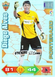 Sticker Diego Alves - Liga BBVA 2010-2011. Adrenalyn XL n. 361 - Panini