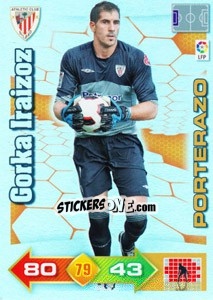 Sticker Gorka Iraizoz - Liga BBVA 2010-2011. Adrenalyn XL n. 362 - Panini
