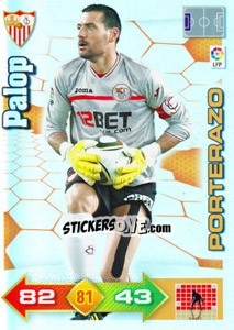 Sticker Palop - Liga BBVA 2010-2011. Adrenalyn XL n. 367 - Panini