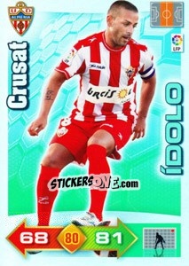 Sticker Crusat - Liga BBVA 2010-2011. Adrenalyn XL n. 370 - Panini