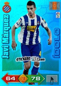 Cromo Javi Márquez - Liga BBVA 2010-2011. Adrenalyn XL n. 380 - Panini