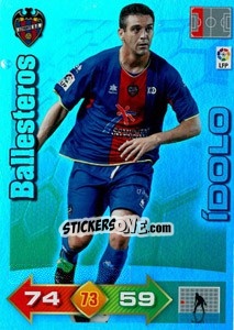 Sticker Ballesteros - Liga BBVA 2010-2011. Adrenalyn XL n. 386 - Panini