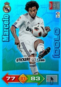 Figurina Marcelo - Liga BBVA 2010-2011. Adrenalyn XL - Panini