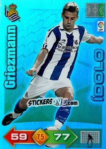 Sticker Griezmann - Liga BBVA 2010-2011. Adrenalyn XL - Panini