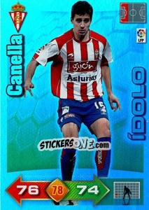 Sticker Canella - Liga BBVA 2010-2011. Adrenalyn XL n. 402 - Panini