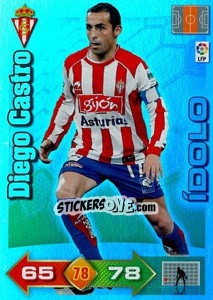 Sticker Diego Castro - Liga BBVA 2010-2011. Adrenalyn XL - Panini