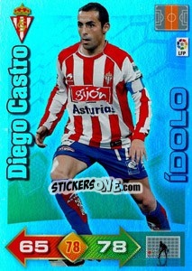 Sticker Diego Castro - Liga BBVA 2010-2011. Adrenalyn XL n. 403 - Panini