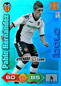 Sticker Pablo Hernández - Liga BBVA 2010-2011. Adrenalyn XL n. 404 - Panini