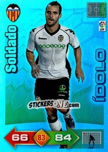 Sticker Soldado - Liga BBVA 2010-2011. Adrenalyn XL - Panini