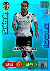 Cromo Soldado - Liga BBVA 2010-2011. Adrenalyn XL n. 405 - Panini