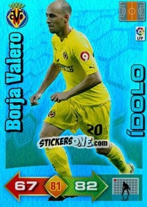 Cromo Borja Valero - Liga BBVA 2010-2011. Adrenalyn XL - Panini