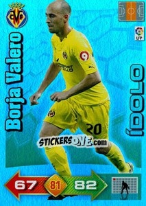 Sticker Borja Valero - Liga BBVA 2010-2011. Adrenalyn XL n. 407 - Panini