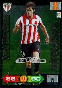 Cromo Javi Martínez - Liga BBVA 2010-2011. Adrenalyn XL n. 410 - Panini