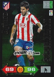 Sticker Agüero - Liga BBVA 2010-2011. Adrenalyn XL n. 411 - Panini