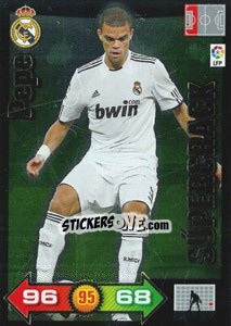 Sticker Pepe - Liga BBVA 2010-2011. Adrenalyn XL n. 419 - Panini