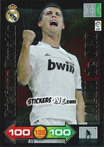 Sticker Cristiano Ronaldo - Liga BBVA 2010-2011. Adrenalyn XL n. 428 - Panini