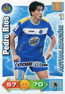 Sticker Pedro Ríos - Liga BBVA 2010-2011. Adrenalyn XL n. 433 - Panini