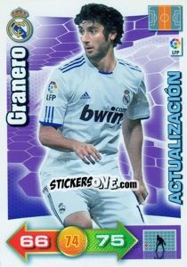 Figurina Granero - Liga BBVA 2010-2011. Adrenalyn XL - Panini